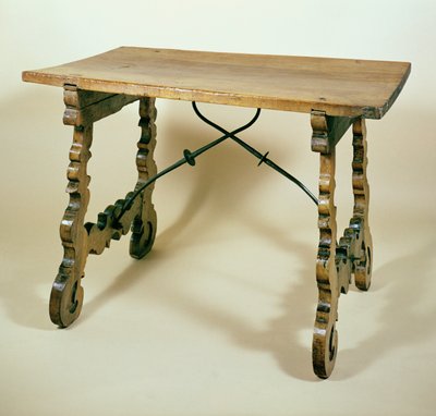 Folding table by Spanish School